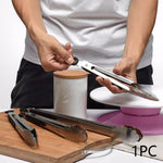 Kẹp Thịt Nướng Nhà Bếp Thép Không Gỉ Tay Cầm Silicone, 9 inch, 12 inch, 14 inch, 16 inch