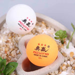 ROYING 10 cái bóng bàn tập luyện chuyên nghiệp ABS, đường kính: 40mm, màu trắng 3 sao, màu cam 3 sao