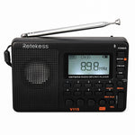 Máy nghe radio đa băng tần Retekess V-115 FM AM MP3 di động, V-115