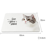 Thảm phòng tắm thấm hút nhanh khô chống trượt đất sét, 60 x 40 cm