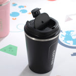 Smart Version Double Stainless steel 304 Coffee Mug Car Thermos Mug Travel Thermo Cup, 380ml Black, 380ml Green, 380ml Blue, 380ml Pink, 380ml White, 510ml White, 510ml Black, 510ml Green, 510ml Blue, 510ml Pink