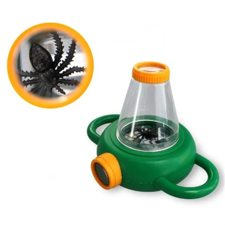 Kính lúp cầm tay 4X, dụng cụ hỗ trợ giảng dạy mẫu giáo, 4X