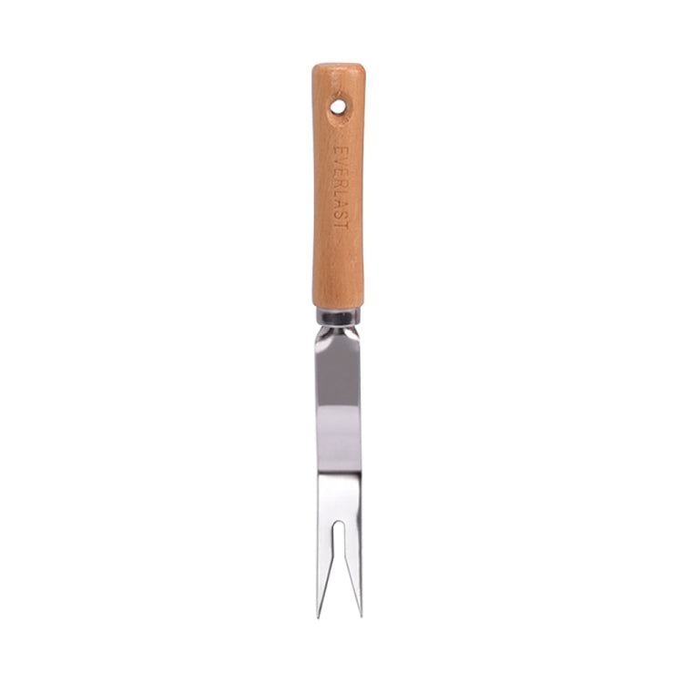Dụng cụ nhổ cỏ bằng thép không gỉ dày, cán gỗ, dụng cụ nhổ cỏ cán gỗ