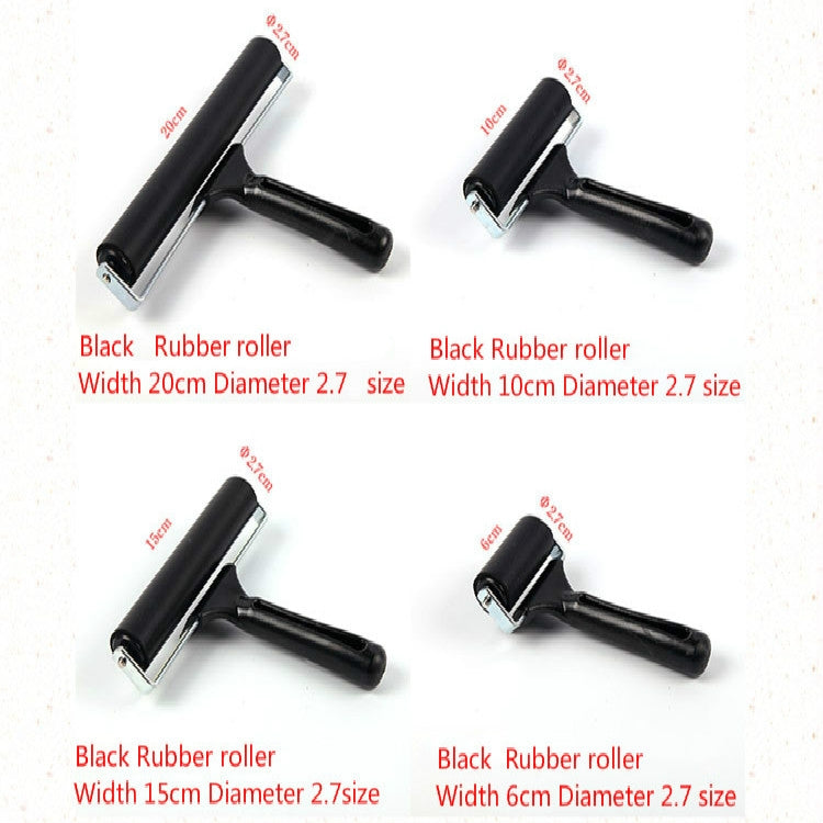 Con lăn in ấn, dụng cụ in ấn bằng cao su, dụng cụ chuyển in, kích thước: 6cm, 6cm, 10cm, 15cm, 20cm