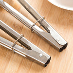 3 chiếc kẹp thực phẩm bằng thép không gỉ 9 inch, kẹp bánh mì nướng BBQ, dụng cụ làm bánh