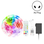 Đèn LED dây điều khiển âm thanh thông minh Bluetooth không chống nước 5050 RGB nhiều màu với điều khiển từ xa 24 phím, 5M 150 đèn LED, 5M 300 đèn LED, 10M 300 đèn LED, 10M 600 đèn LED, 15M 450 đèn LED, 15M 270 đèn LED, 20M 360 đèn LED, 30M 540 đèn LED
