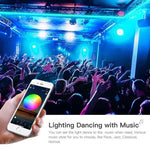 Đèn LED dây điều khiển âm thanh thông minh Bluetooth không chống nước 5050 RGB nhiều màu với điều khiển từ xa 24 phím, 5M 150 đèn LED, 5M 300 đèn LED, 10M 300 đèn LED, 10M 600 đèn LED, 15M 450 đèn LED, 15M 270 đèn LED, 20M 360 đèn LED, 30M 540 đèn LED
