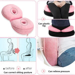Đệm ghế bọt nhớ đa chức năng nâng hông thoải mái, đệm cao su làm đẹp mông