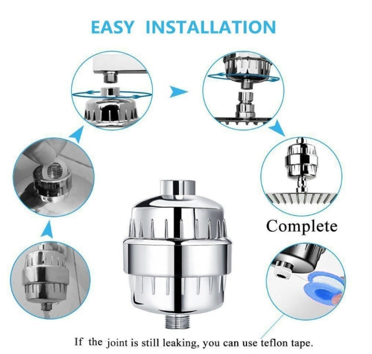 Bộ Lọc Nước Tắm Lớp Than Hoạt Tính 10-15 Lớp, Bộ Lọc Nước Tắm, Bộ Lọc Than Hoạt Tính