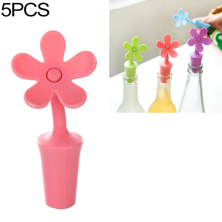 5 Cái Nút Chặn Rượu Silicone Hình Hoa, Nút Chặn Bia, 5 Cái Hình Hoa (Xanh Lá), 5 Cái Hình Hoa (Tím), 5 Cái Hình Hoa (Đỏ), 5 Cái Hình Hoa (Xanh Dương)