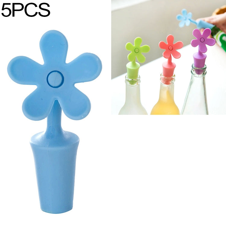 5 Cái Nút Chặn Rượu Silicone Hình Hoa, Nút Chặn Bia, 5 Cái Hình Hoa (Xanh Lá), 5 Cái Hình Hoa (Tím), 5 Cái Hình Hoa (Đỏ), 5 Cái Hình Hoa (Xanh Dương)
