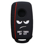Do not Touch My Key Style Silicone Car Key Cover for Volkswagen Jetta Polo Passat Skoda Tiguan Golf, For Volkswagen Jetta Polo Passat Skoda Tiguan Golf