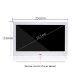 Khung ảnh kỹ thuật số LED 10.1 inch DPF-106, máy quảng cáo video, phích cắm Mỹ, EU, Anh, Úc