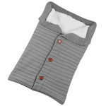 Túi ngủ cho trẻ sơ sinh bằng vải cotton mềm ấm đan kim