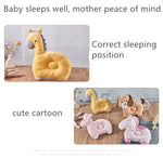 Gối bảo vệ đầu cotton hoạt hình cho bé, thoáng khí, có thể giặt, chống cắn, gối tựa đầu