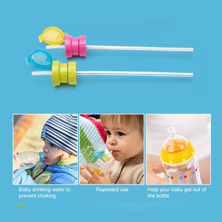 Nắp ống hút thay thế chống tràn, chống dập cho bình nước trẻ em di động, Màu xanh lá, Đỏ, Xanh dương