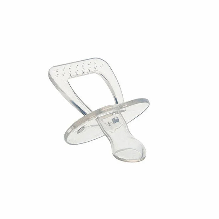 Sản phẩm cho bé, núm vú giả silicone tròn đầy đủ, núm vú giả trong suốt đầu tròn