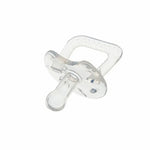 Sản phẩm cho bé, núm vú giả silicone tròn đầy đủ, núm vú giả trong suốt đầu tròn