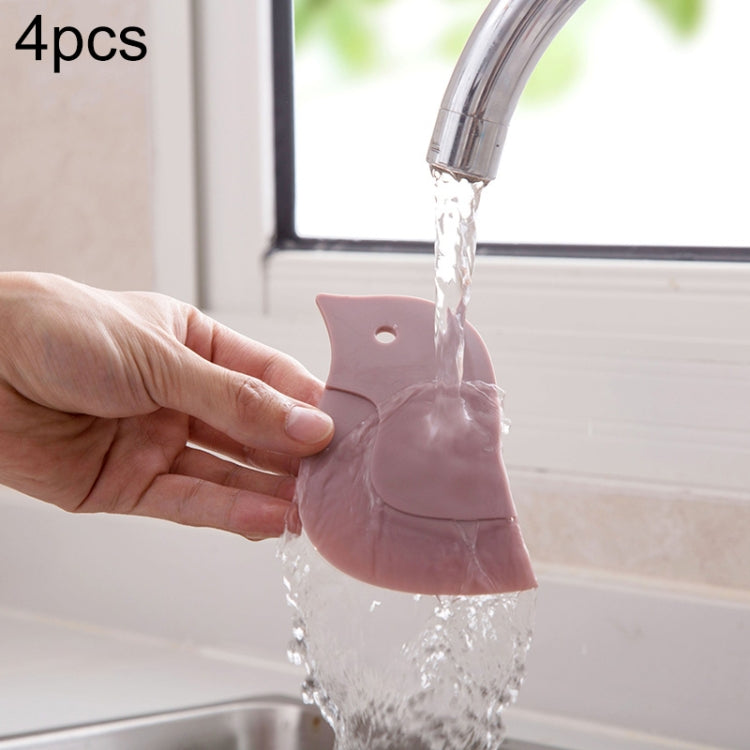 Bộ 4 dụng cụ cạo mềm hình chim cánh cụt cho nhà bếp và làm bánh