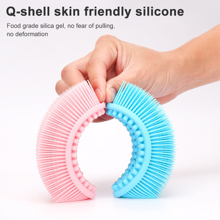 Bàn chải mát-xa da đầu silicon mềm cho bé, bàn chải tắm da đầu silicon