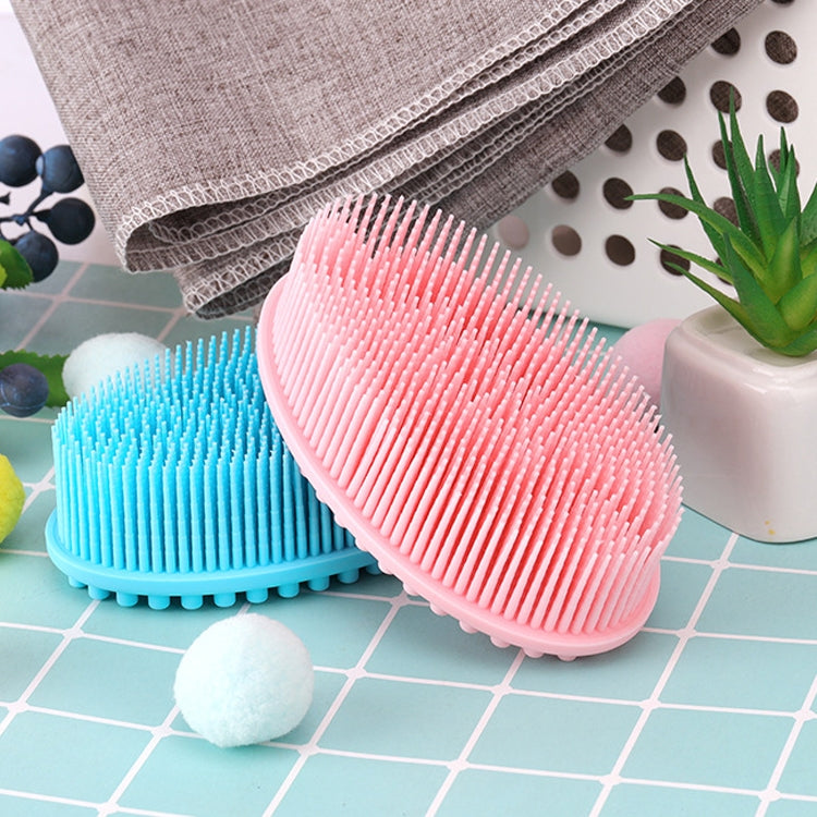Bàn chải mát-xa da đầu silicon mềm cho bé, bàn chải tắm da đầu silicon