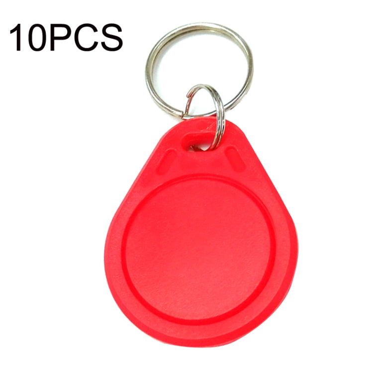 10 cái thẻ kiểm soát truy cập IC M1 tương thích Fudan Rfid 13.56Mhz móc khóa, màu xám, tím, đỏ, vàng, xanh dương, xanh lá, đen, cam