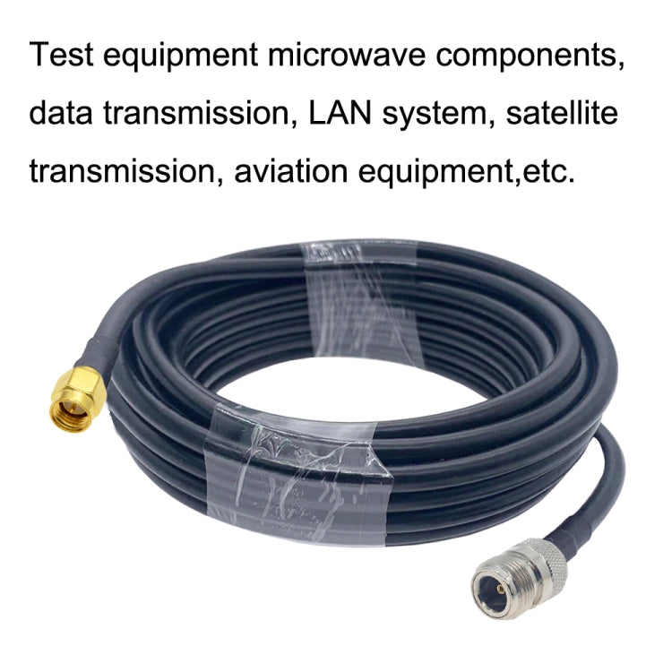Cáp chuyển đổi SMA đực sang N cái RG58, các độ dài 0.5m, 1m, 1.5m, 3m, 5m, 10m