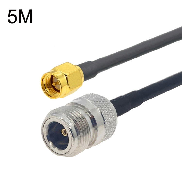 Cáp chuyển đổi SMA đực sang N cái RG58, các độ dài 0.5m, 1m, 1.5m, 3m, 5m, 10m