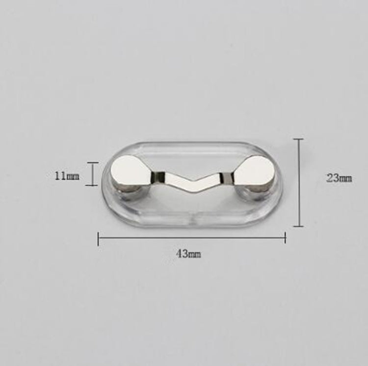 Giá Đỡ Kính Nam Châm Ghim Số Bảng Kẹp Tai Nghe Kính, Màu Đen, Bạc, Kim Cương Trắng, Kim Cương Màu