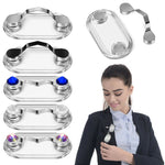 Giá Đỡ Kính Nam Châm Ghim Số Bảng Kẹp Tai Nghe Kính, Màu Đen, Bạc, Kim Cương Trắng, Kim Cương Màu