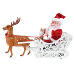 Đồ Chơi Ông Già Noel Xe Trượt Tuần Lộc Sáng Tạo Mới Có Nhạc Đồ Chơi Xe Hơi Điện Đa Năng Quà Giáng Sinh