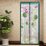 Màn chống muỗi mùa hè cửa lưới mềm nam châm, 90 x 210cm, 100 x 210cm