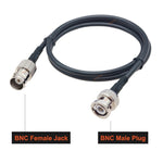 Cáp chuyển đổi cáp đồng trục BNC cái sang BNC đực RG58, BNC cái sang BNC đực 0.5m, BNC cái sang BNC đực 1m, BNC cái sang BNC đực 1.5m, BNC cái sang BNC đực 3m, BNC cái sang BNC đực 5m, BNC cái sang BNC đực 10m