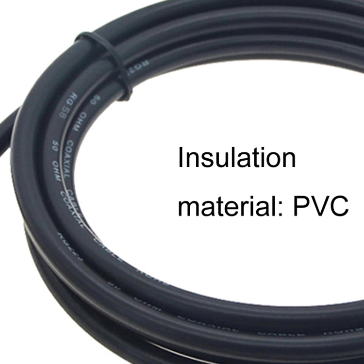 Cáp chuyển đổi cáp đồng trục BNC cái sang BNC đực RG58, BNC cái sang BNC đực 0.5m, BNC cái sang BNC đực 1m, BNC cái sang BNC đực 1.5m, BNC cái sang BNC đực 3m, BNC cái sang BNC đực 5m, BNC cái sang BNC đực 10m