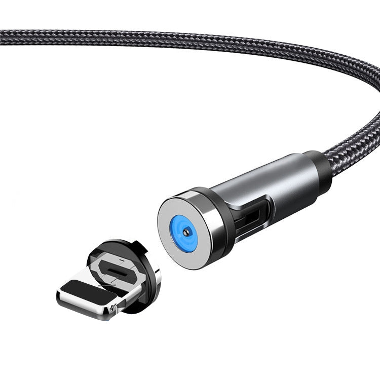 CC56 Nắp chống bụi dây cáp từ tính xoay, chiều dài cáp: 2m, đầu Android 2m, đầu Micro USB 2m, đầu Type-C 2m, đầu 8Pin 2m, dây 2m + ba đầu, 2m + 8Pin + Type-C/USB-C + Micro USB, dây 2m
