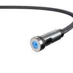 CC56 Nắp chống bụi dây cáp từ tính xoay, chiều dài cáp: 2m, đầu Android 2m, đầu Micro USB 2m, đầu Type-C 2m, đầu 8Pin 2m, dây 2m + ba đầu, 2m + 8Pin + Type-C/USB-C + Micro USB, dây 2m