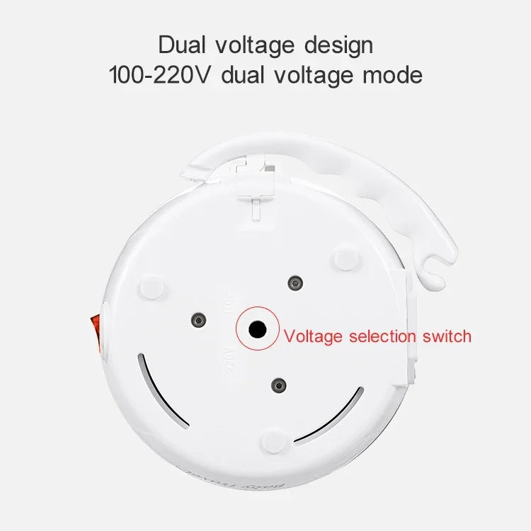 Ấm điện du lịch gấp gọn silicon thông minh giữ nhiệt độ ổn định, phích cắm Mỹ, phích cắm EU
