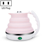 Ấm điện du lịch gấp gọn silicon thông minh giữ nhiệt độ ổn định, phích cắm Mỹ, phích cắm EU