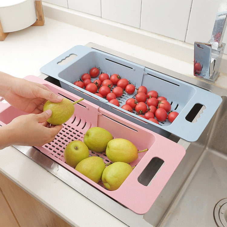 Giỏ rổ thoát nước chén đĩa điều chỉnh được, giỏ rổ thoát nước chậu rửa, giá phơi nhựa để rửa rau củ quả