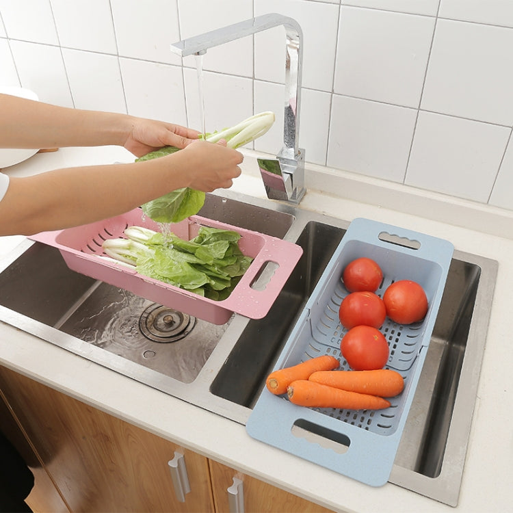 Giỏ rổ thoát nước chén đĩa điều chỉnh được, giỏ rổ thoát nước chậu rửa, giá phơi nhựa để rửa rau củ quả