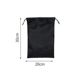 Túi lưu trữ du lịch chống nước bằng nylon 4 trong 1 có dây rút, túi đựng quần áo, kích thước 20cmx30cm, 27cmx34cm, 34cmx39cm, 46cmx57cm