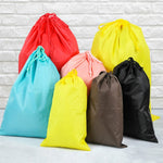 Túi lưu trữ du lịch chống nước bằng nylon 4 trong 1 có dây rút, túi đựng quần áo, kích thước 20cmx30cm, 27cmx34cm, 34cmx39cm, 46cmx57cm
