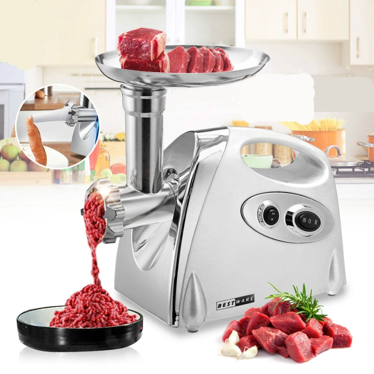 Máy xoắn xúc xích đa năng gia đình MGB-120A 250W, máy xay thịt inox, MGB-120A màu đen