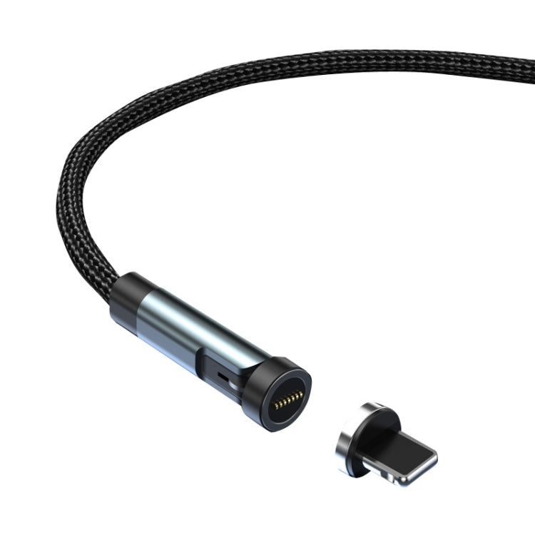 Cáp dữ liệu sạc nhanh từ tính xoay 540 độ CC57, 1m + 8Pin + đỏ, 2m + 8Pin + đỏ, 1m + 8Pin + đen, 2m + 8Pin + đen