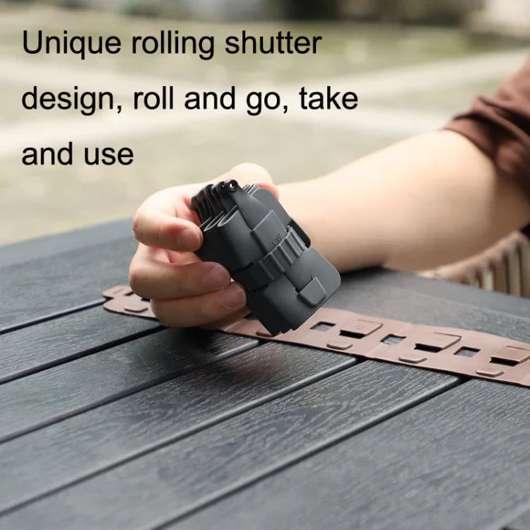 Sunnylife MM3-SN443 cho cánh quạt Mini 3 Pro + túi đựng gấp silicone, túi màu xám, túi màu nâu