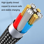 CC57 540 Degrees Rotary Magnetic Fast Charging Data Cable, 1m + Micro USB + Red, 2m + Micro USB + Red, 1m + Micro USB + Black, 2m + Micro USB + Black