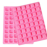 Khuôn silicone socola hình sao và chữ cái tiếng Anh, làm thủ công đá và xà phòng, hình sao và chữ cái tiếng Anh