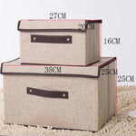 Hộp lưu trữ hình khối vải cotton 2 trong 1, giỏ đựng đồ thêu, giỏ đựng quần áo, kệ trưng bày, hộp đựng đồ chơi