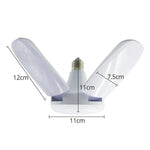 Bóng đèn gia đình gập 60W 5 cánh 235 đèn LED SMD 2835, AC 120-265V, E27 ánh sáng trắng lạnh, B22 ánh sáng trắng lạnh
