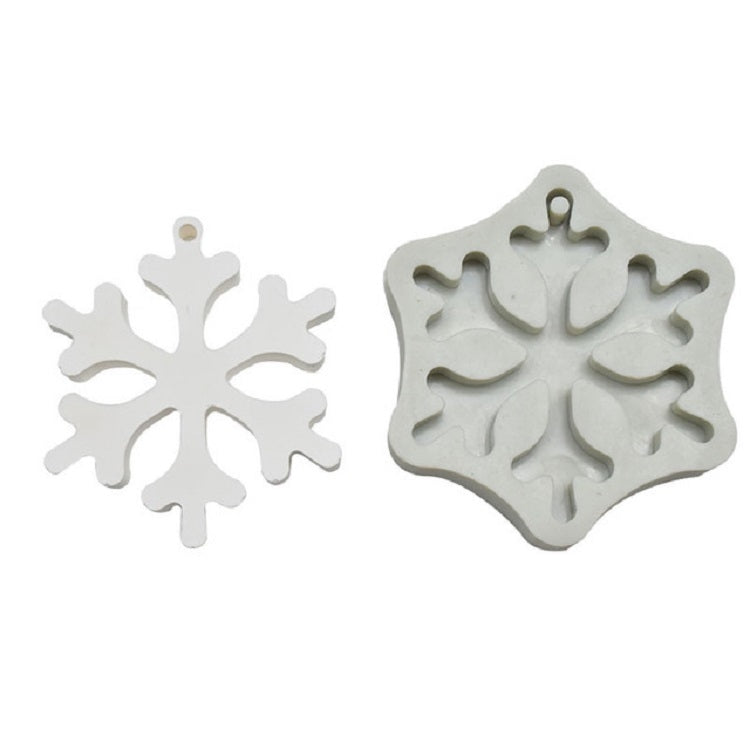 Khuôn silicon làm fondant tạo hình chủ đề Giáng Sinh DIY, lá Giáng Sinh, bông tuyết Giáng Sinh, hình bông tuyết tròn Giáng Sinh, cây thông Giáng Sinh